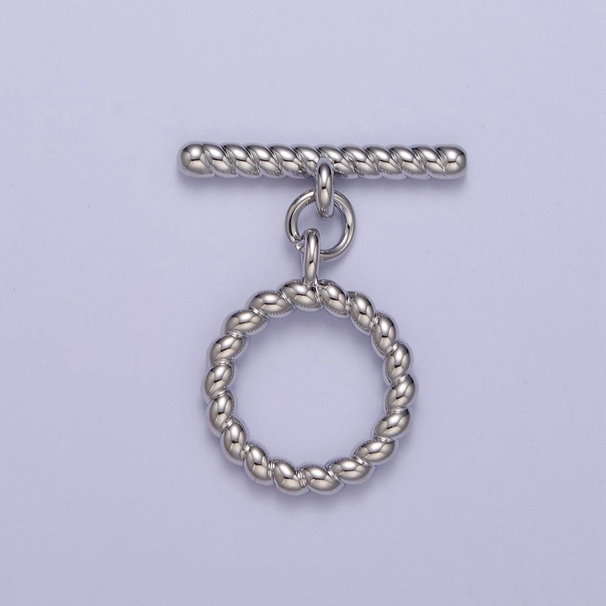 Gold Round Toggle Clasp, Bracelet Necklace Jewelry Clasps, 24K Gold Filled OT Clasp L-713 L-714 L-823 - DLUXCA