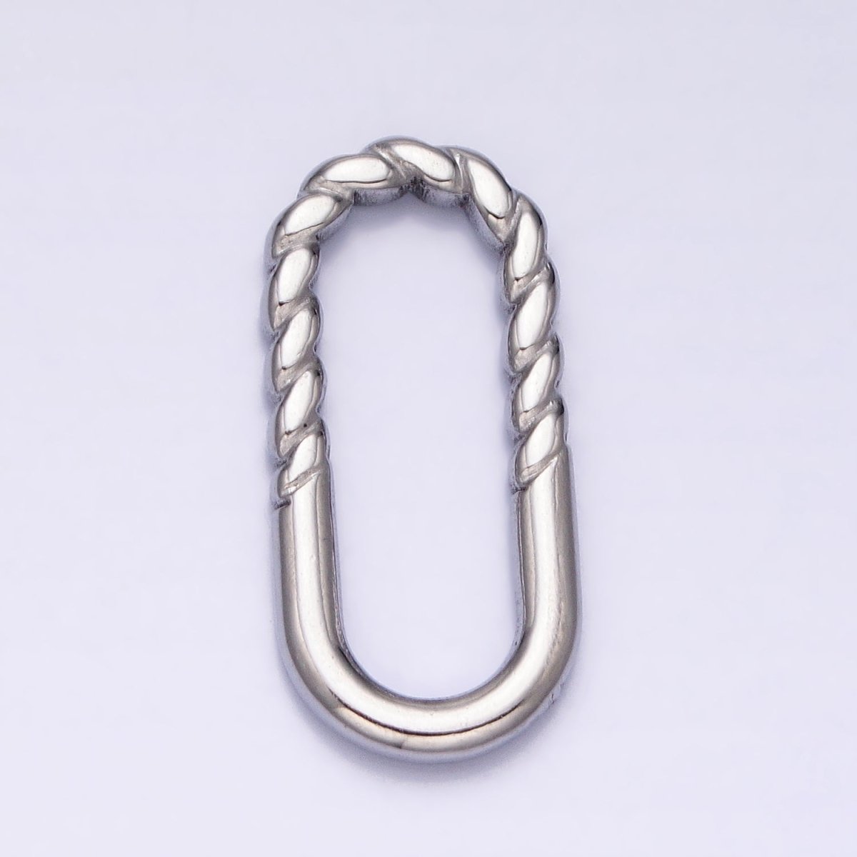 Gold, Silver 21mm Half Twisted Oblong Link Supply | Z-290 Z-291 - DLUXCA