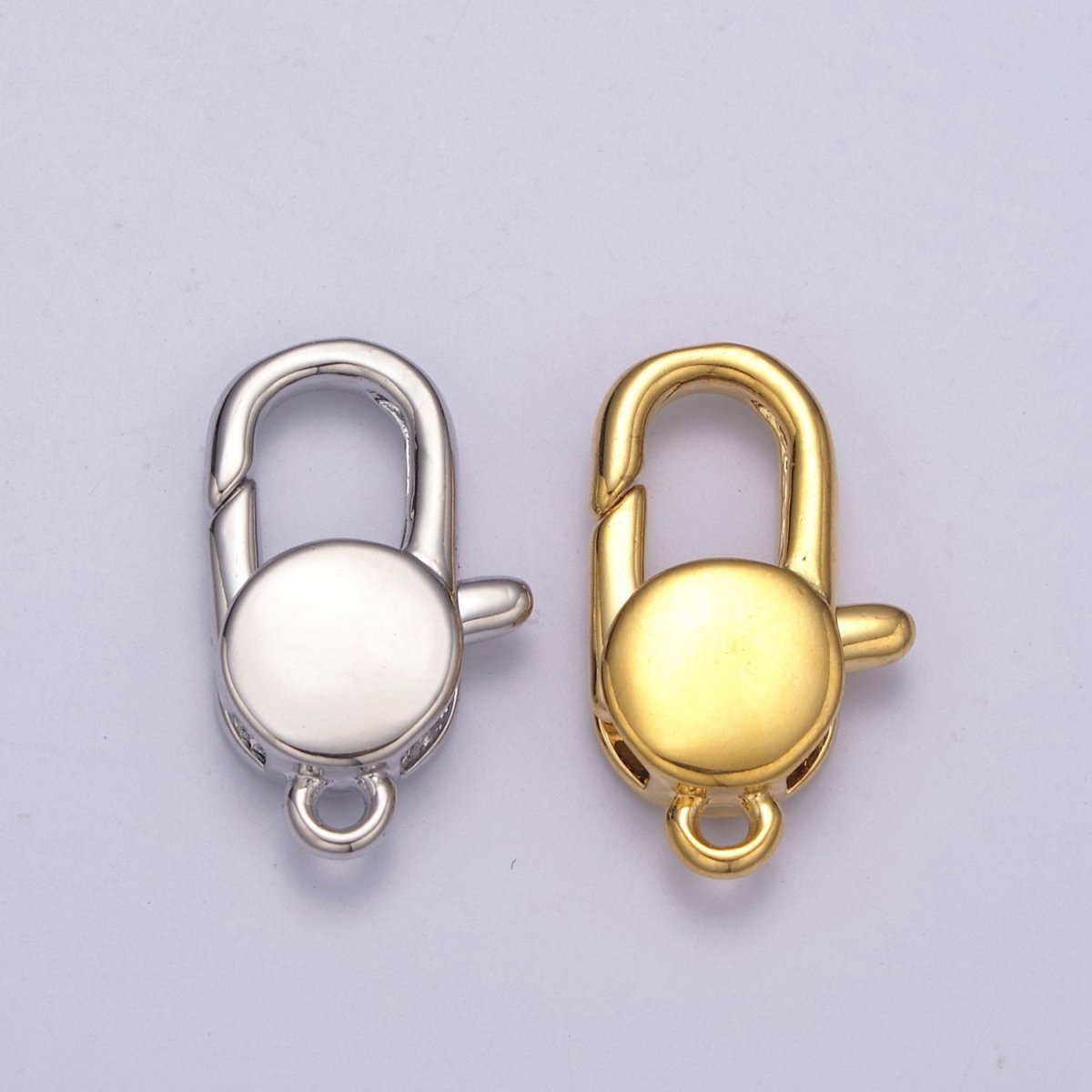 Gold / Silver Lobster Clasp Large Lobster Claw 22mm L-592 L-593 - DLUXCA