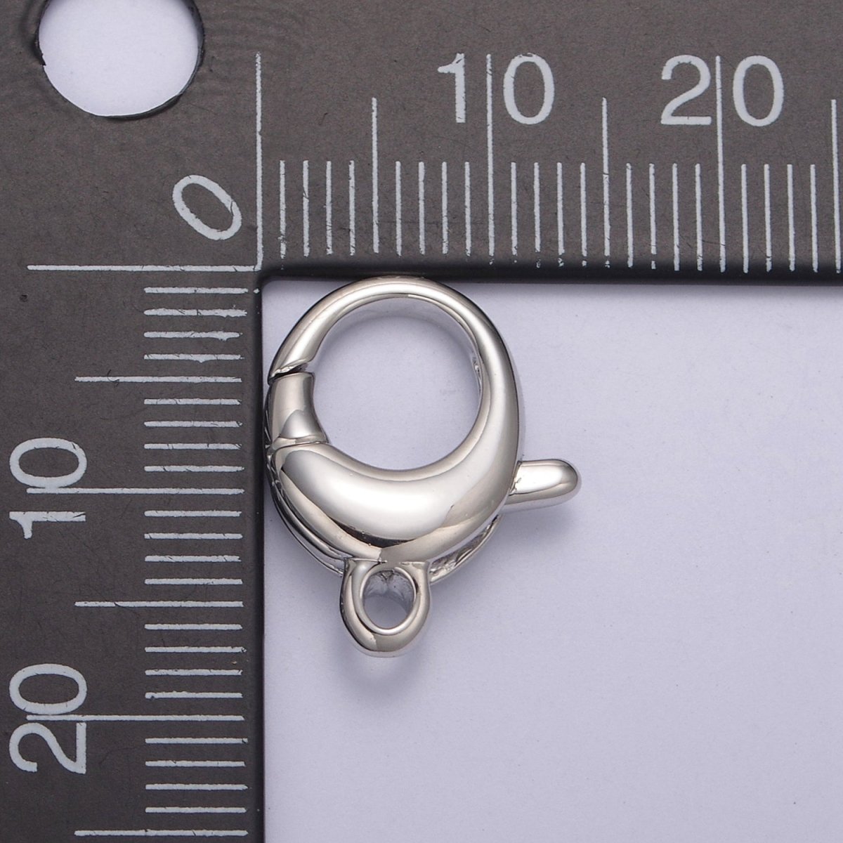 Gold / Silver Lobster Clasps - Oval Style in 24k Gold Filled L-594 L-595 - DLUXCA