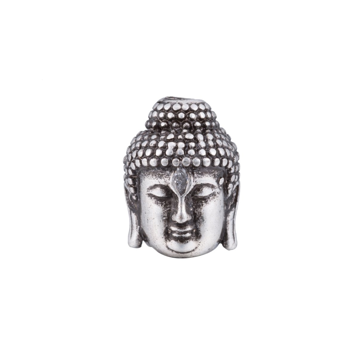 Gold / Silver / Rose Gold Meditation Buddha Head Spacer Beads | B-027 - DLUXCA