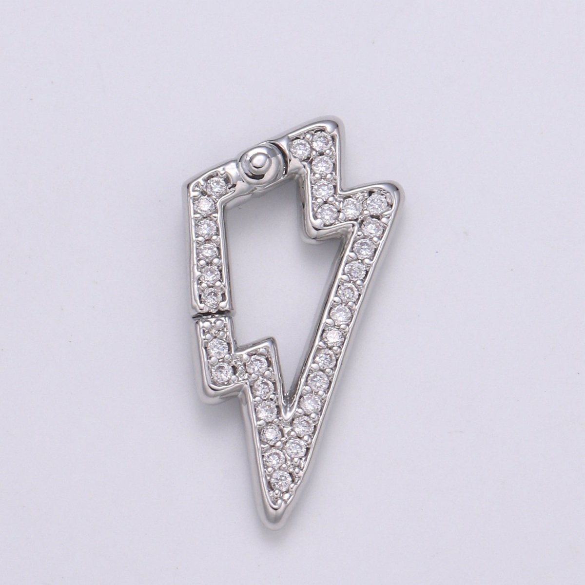 Gold Thunder Clasp Spring Gate Ring, Push Gate Ring Snap Click Lock 14K Gold Filled Clasp for Link Necklace Bracelet Connector L-167~L-168 - DLUXCA