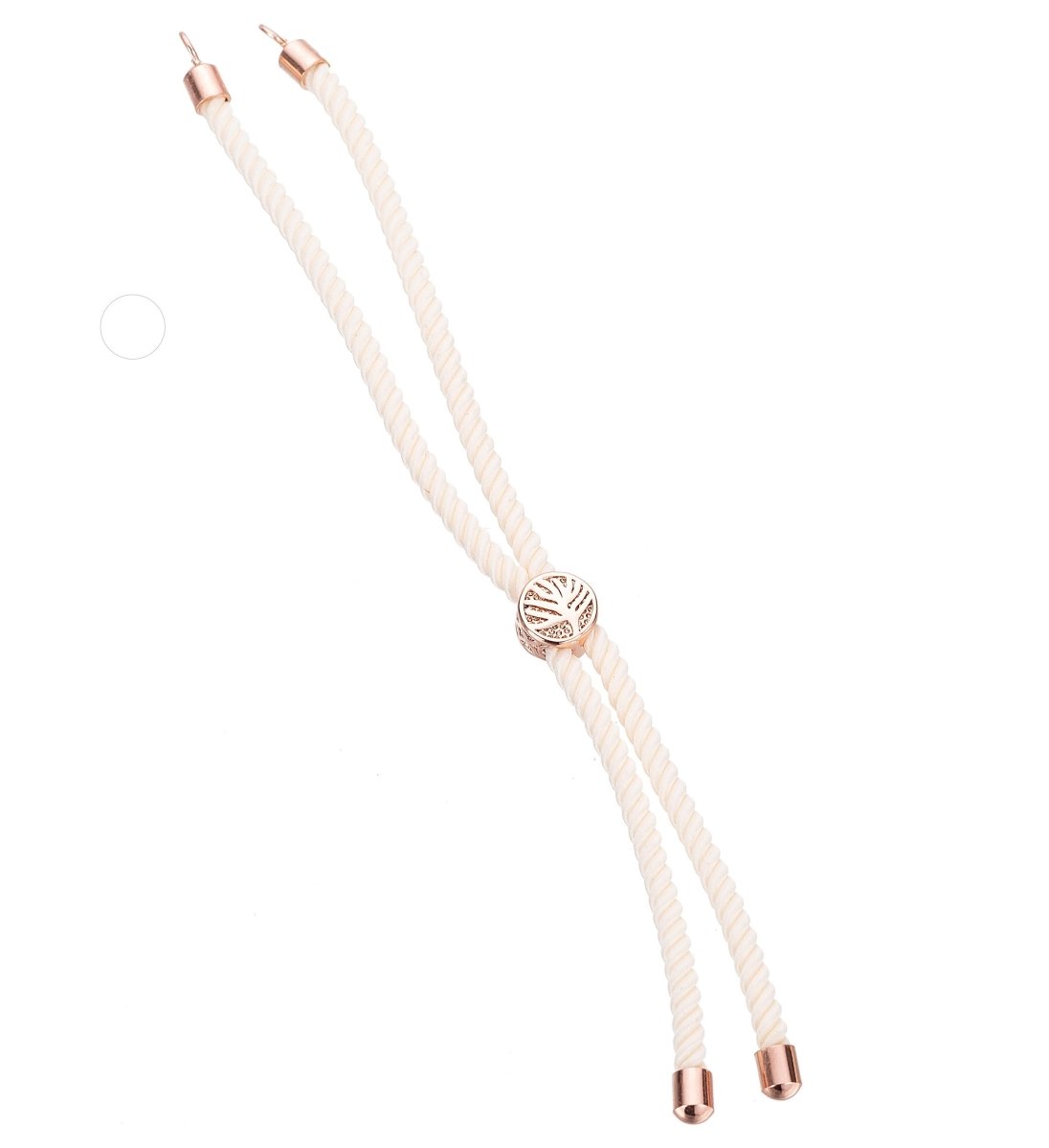 Half Finished Adjustable Cord Bracelet with Jump Rings, Semi Finished Friendship Bracelet | O-038 ~ O-053 - DLUXCA