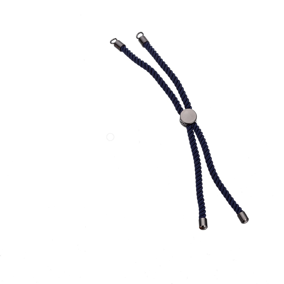 Half Finished Adjustable Cord Bracelet with Jump Rings, Semi Finished Friendship Bracelet | O-038 ~ O-053 - DLUXCA