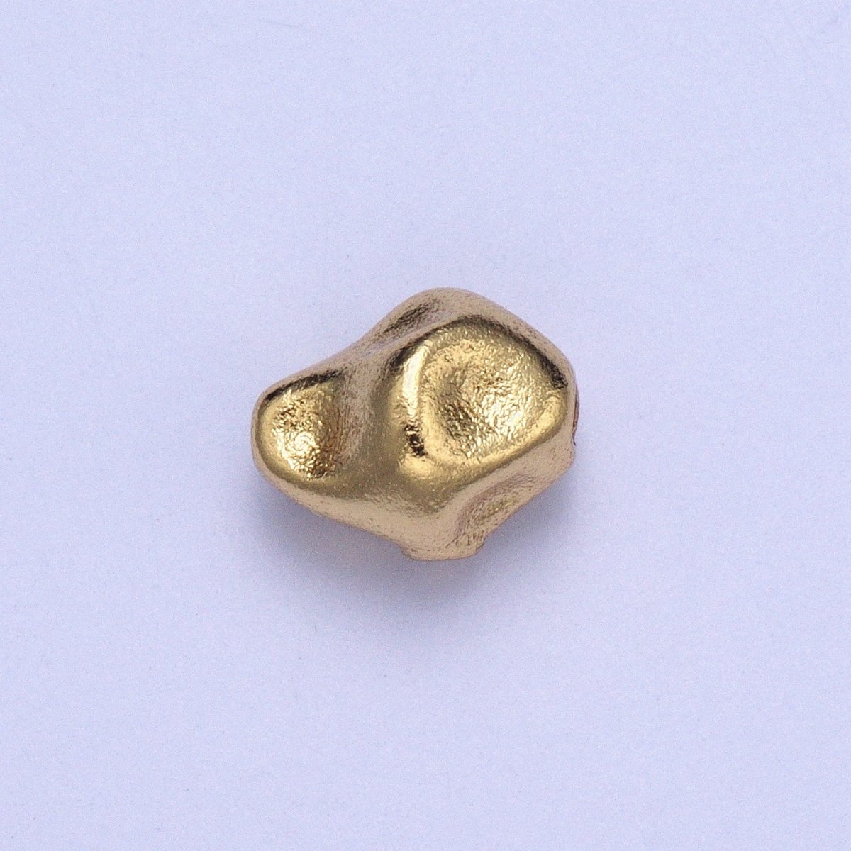 Hammered Abstract Geometric Gold Spacer Bead | B-014, B-016, B-029, B-041, B-044, B-045, B-048 - DLUXCA