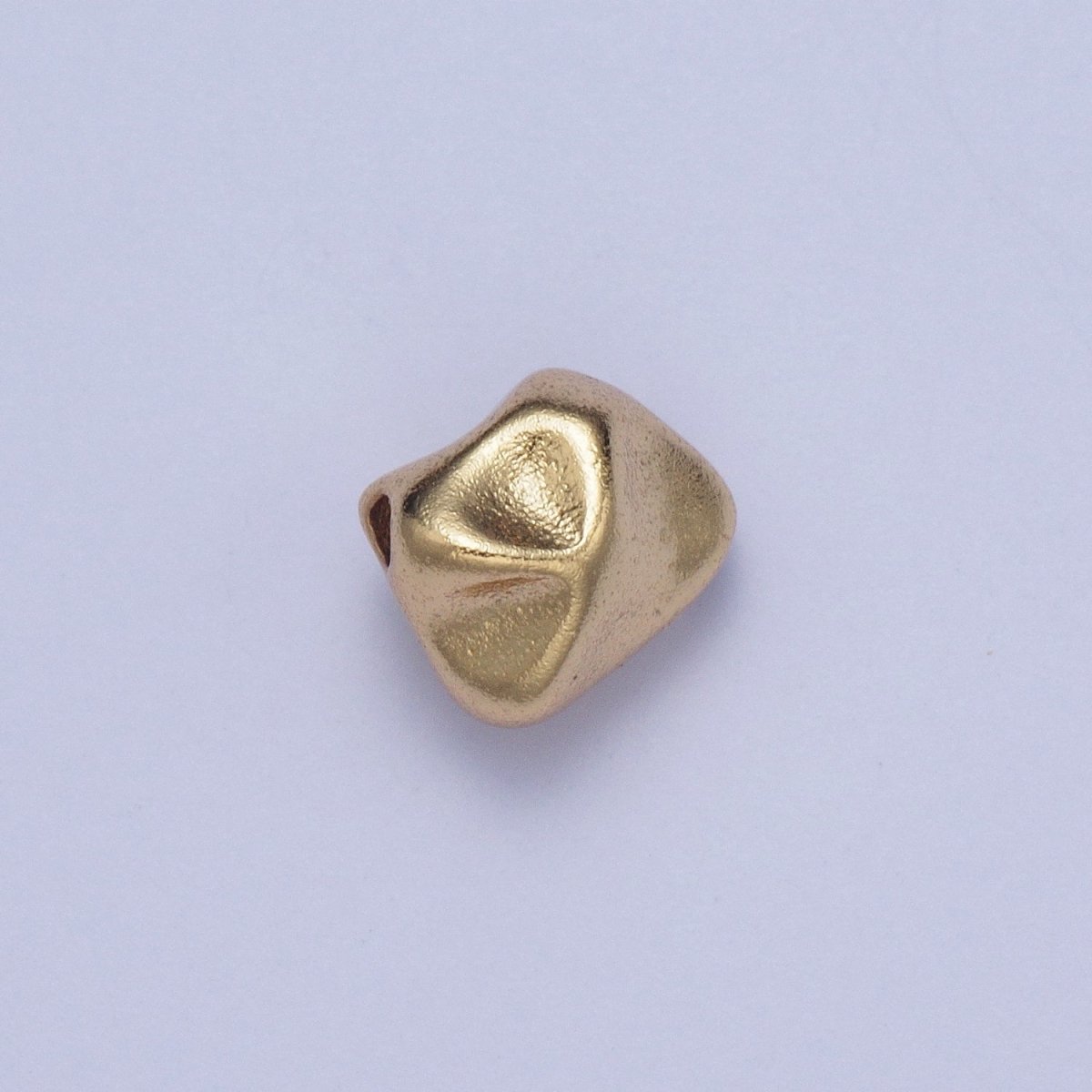 Hammered Abstract Geometric Gold Spacer Bead | B-014, B-016, B-029, B-041, B-044, B-045, B-048 - DLUXCA
