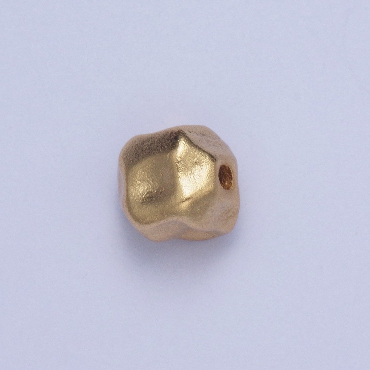 Hammered Abstract Geometric Gold Spacer Bead | B-014, B-016, B-029, B-041, B-044, B-045, B-048 - DLUXCA