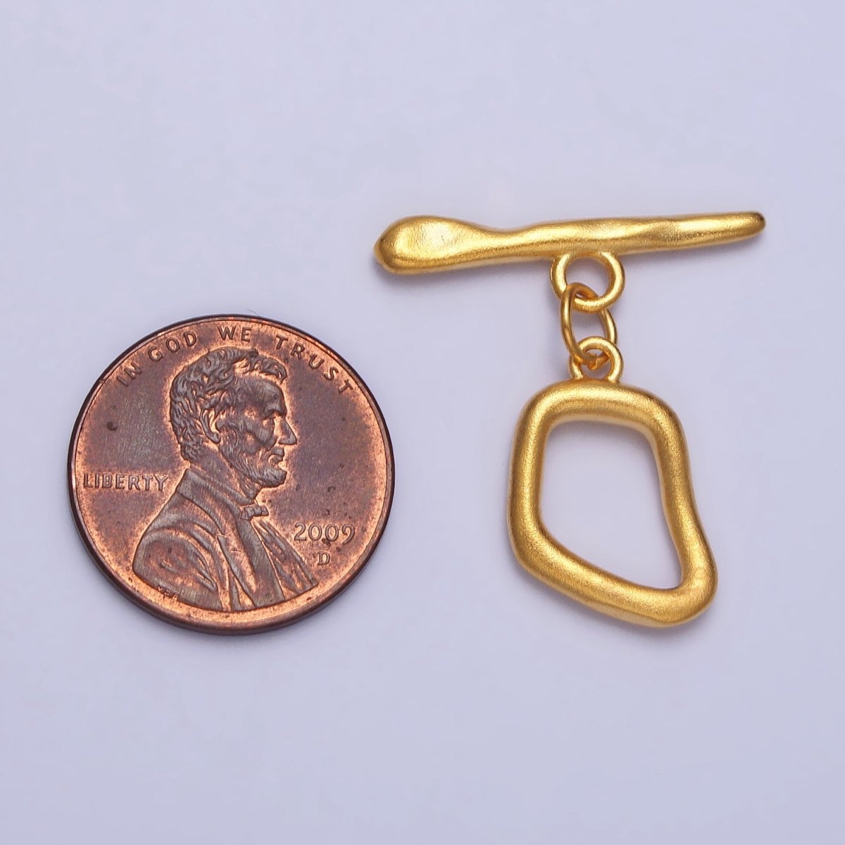 Hammered Geometric Toggle Clasps Jewelry Closure Supply in Matte, Silver, Gold | Z-088 Z-089 Z--097 - DLUXCA