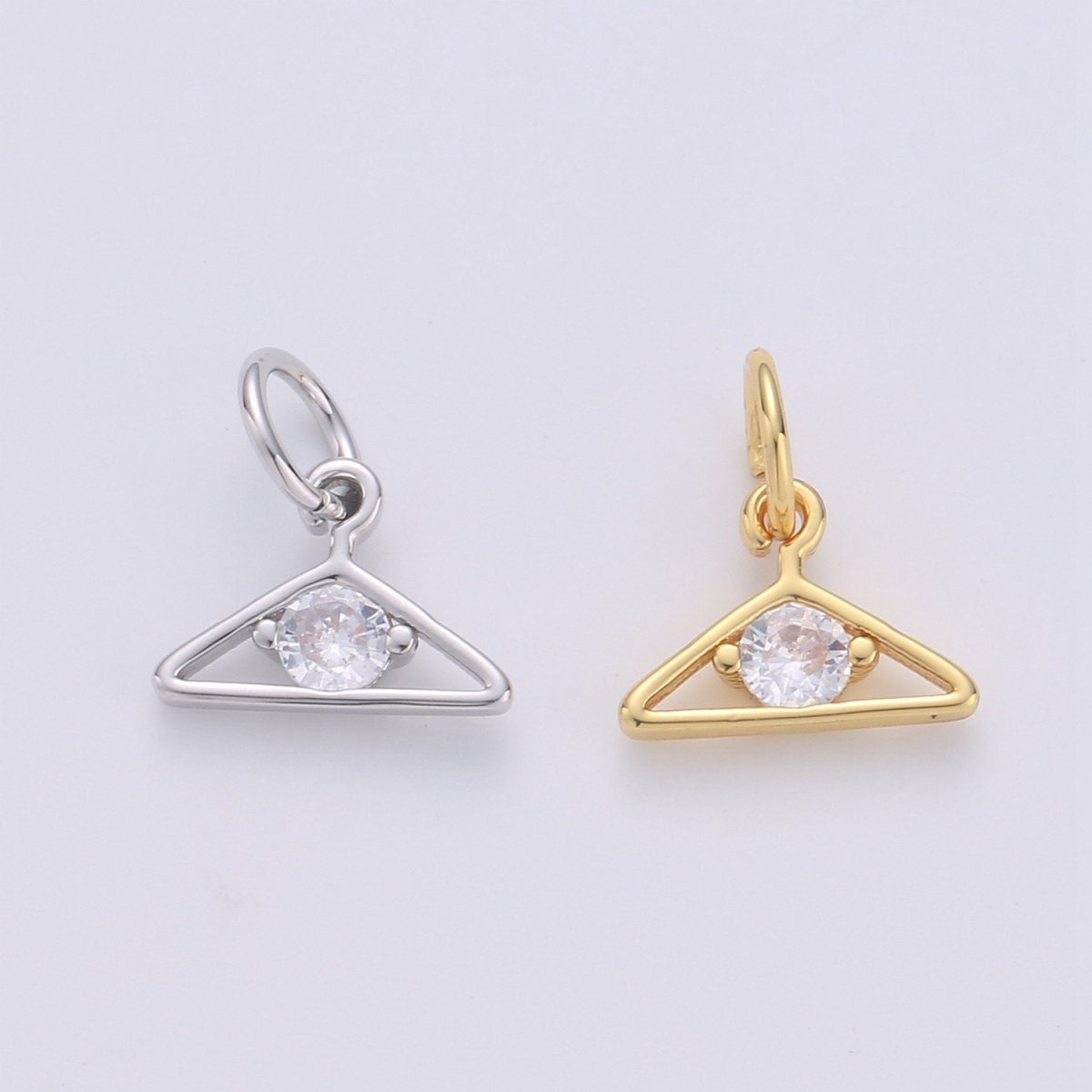 Hanger Charms Gold Cloth Hanging Pendants Mini Design Earrings Bracelet Necklace Charm Jewelry making supply Gift. D-566 D-567 - DLUXCA