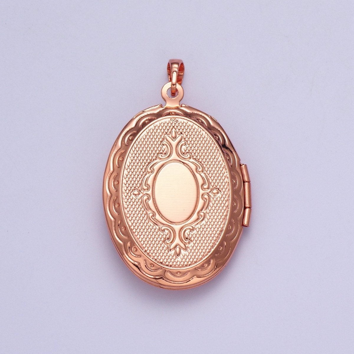 Lady of Guadalupe Detailed Double Sided Locket Pendant Open Locket Pearl Necklace Bracelet Supply | X-469 X-470 X-471 - DLUXCA