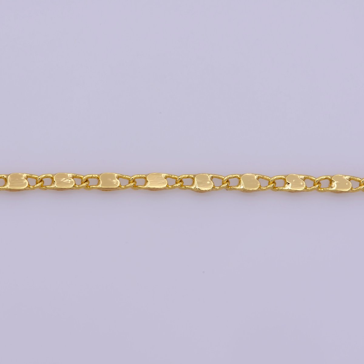 Layering Gold Anchor Chain Choker Necklace, 24k Gold Filled Chain, Chain Layering Necklace, Dainty Gold Chain, Minimalist Jewelry Necklace | WA-383 - DLUXCA