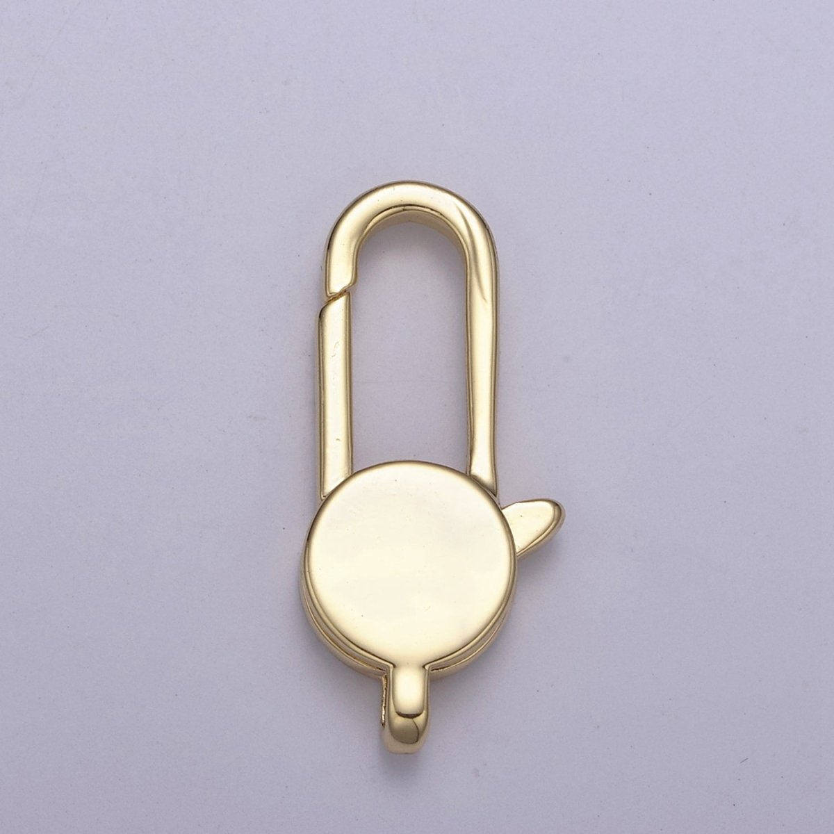 Long 14K Gold Filled / Silver oval lobster claw clasp 25x11mm / 20x10mm L-602 L-603 - DLUXCA