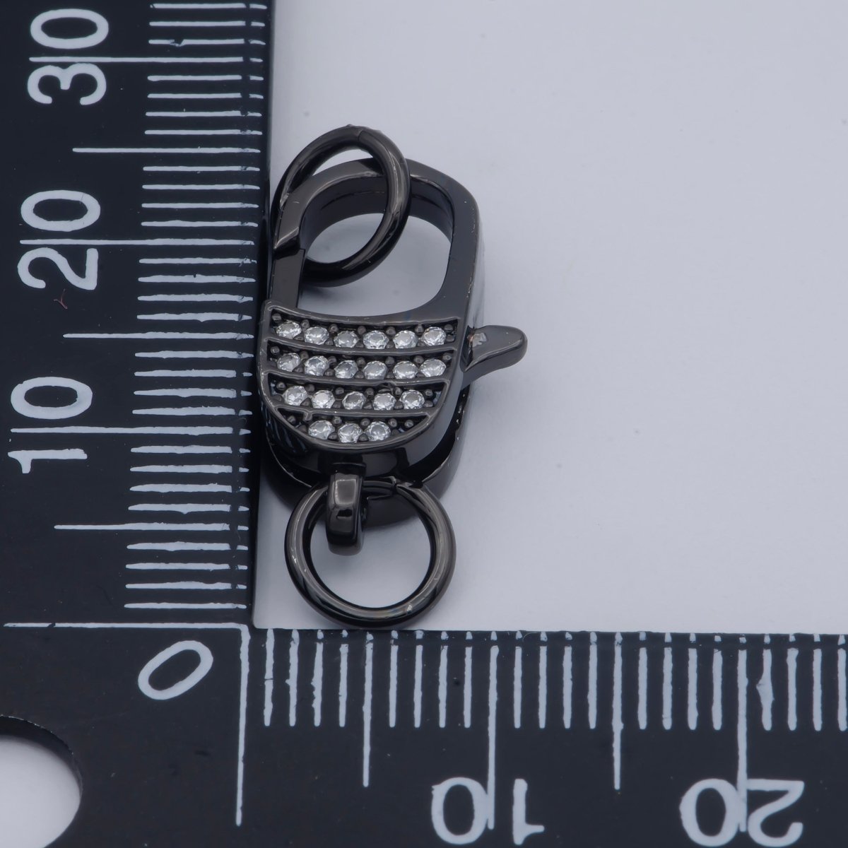 Micro Pave Gold Filled CZ Lobster Clasp End Clasp For DIY Jewelry Making Necklace Bracelet Anklet L-301~L-304 - DLUXCA