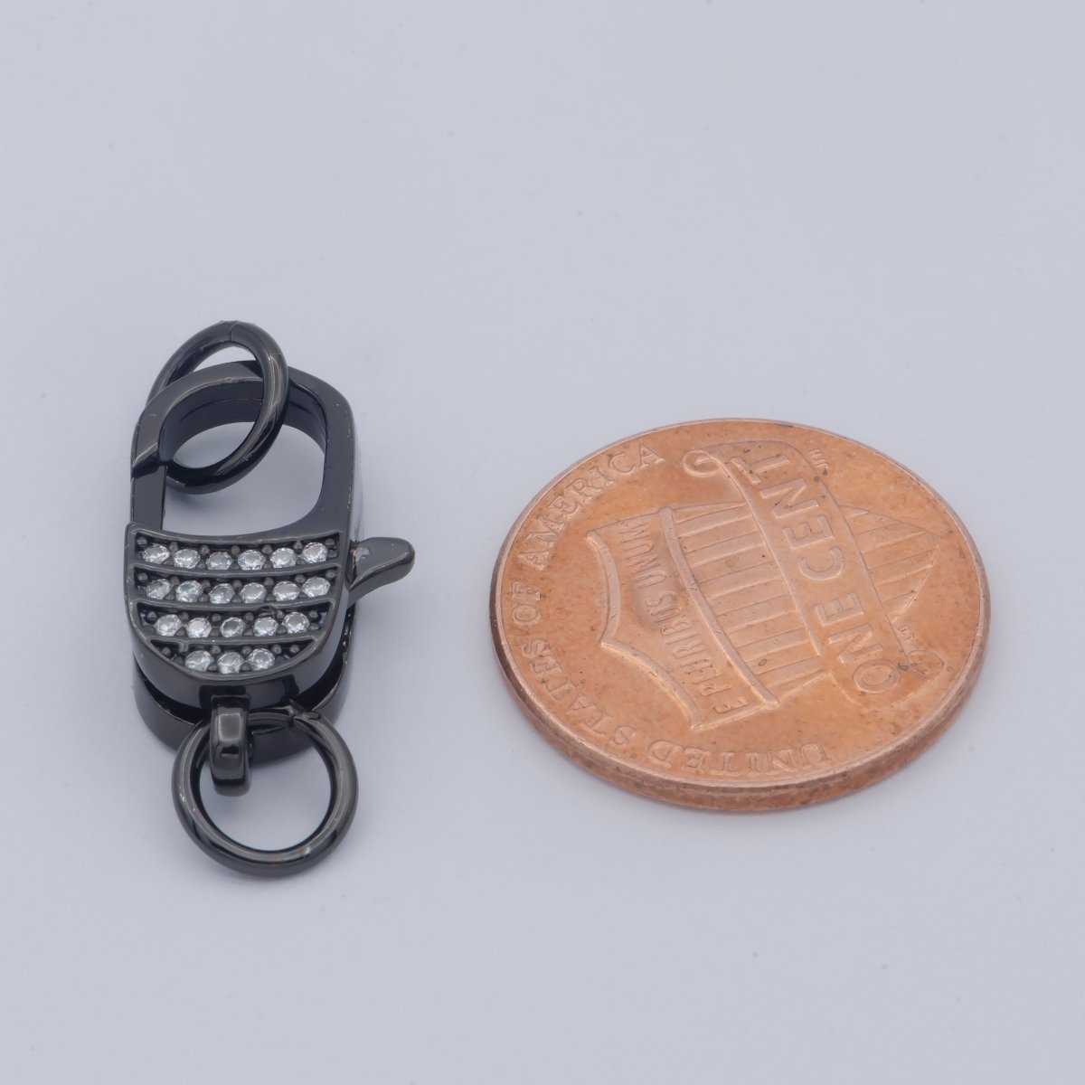 Micro Pave Gold Filled CZ Lobster Clasp End Clasp For DIY Jewelry Making Necklace Bracelet Anklet L-301~L-304 - DLUXCA