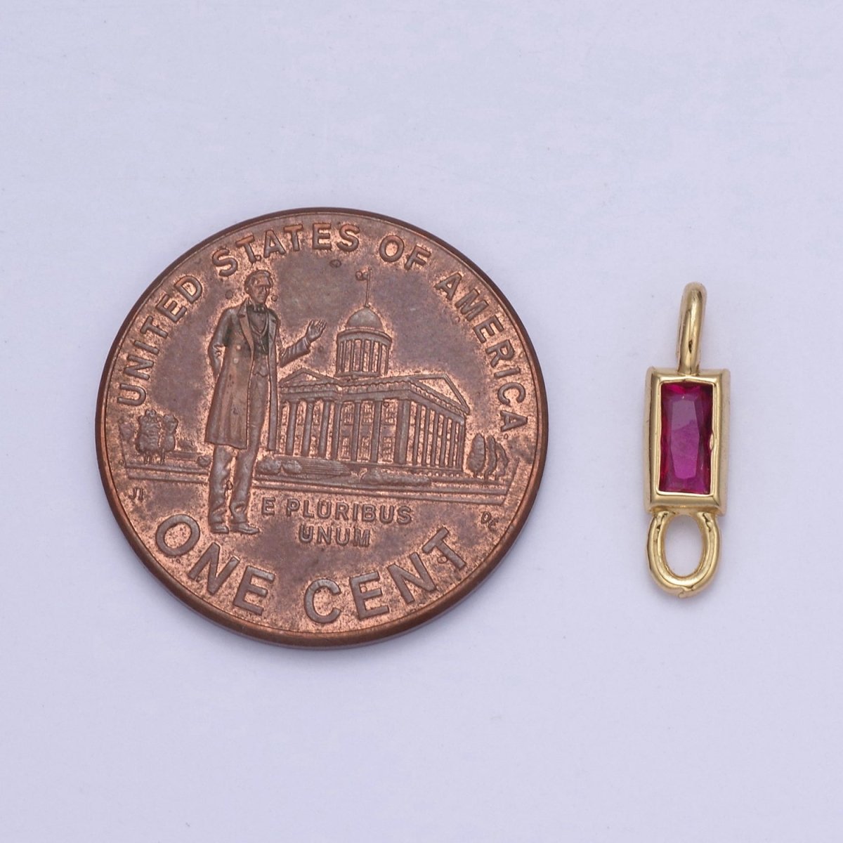 Mini Cz Charm 13.2x3.6mm Cubic Zirconia Link Connectors for jewelry Making Earring Necklace Bracelet connectors F-701~F-704 - DLUXCA