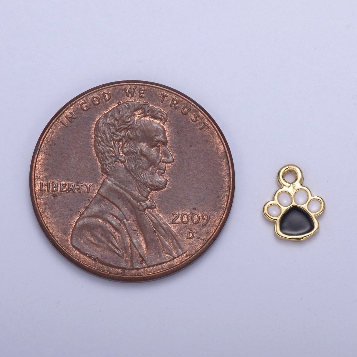 Mini Dog Paw Charm N-870 - DLUXCA