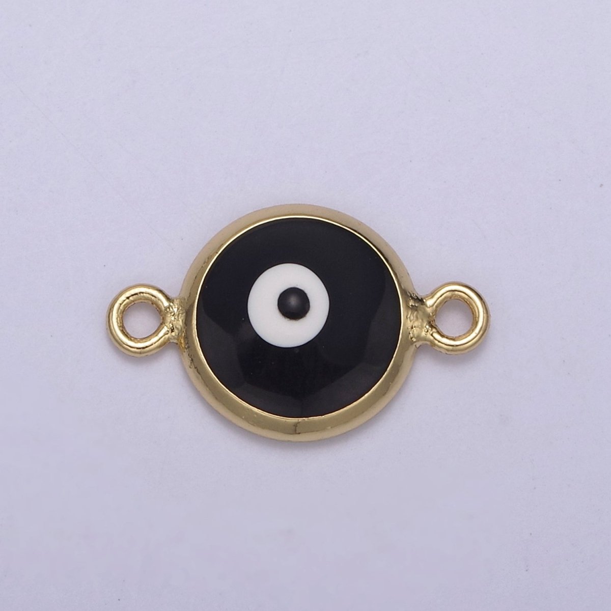 Mini Evil Eye Connector, Gold Filled Evil Eye Jewelry, Lucky Eye Jewelry, Evil Eye Charms, Evil Eye Jewelry, Good Luck Charms N-121 - N-130 - DLUXCA