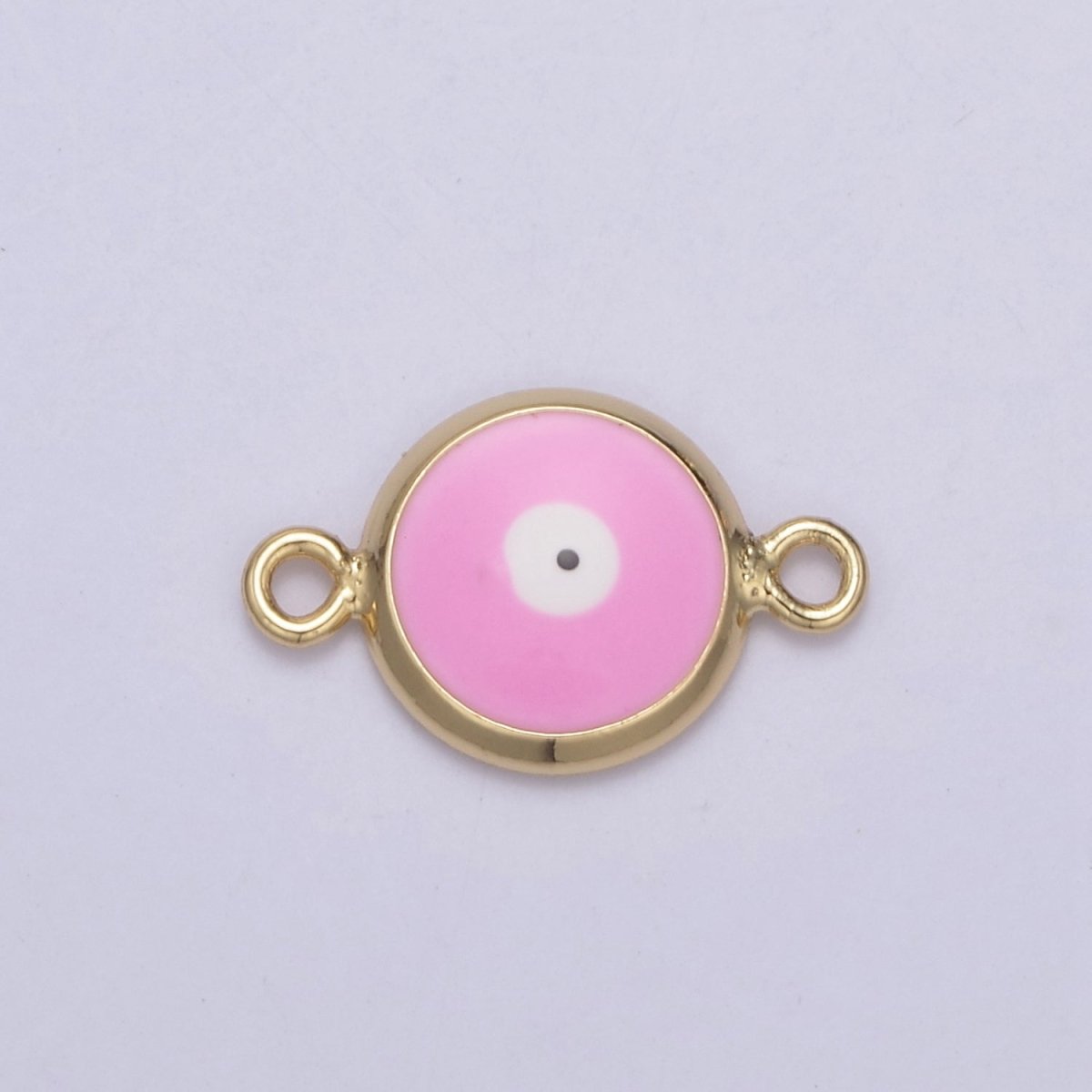 Mini Evil Eye Connector, Gold Filled Evil Eye Jewelry, Lucky Eye Jewelry, Evil Eye Charms, Evil Eye Jewelry, Good Luck Charms N-121 - N-130 - DLUXCA