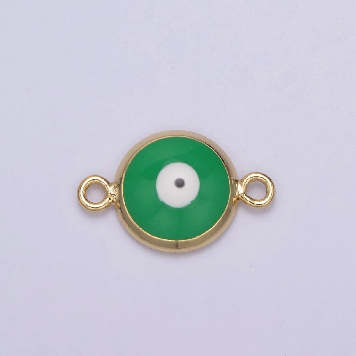 Mini Evil Eye Connector, Gold Filled Evil Eye Jewelry, Lucky Eye Jewelry, Evil Eye Charms, Evil Eye Jewelry, Good Luck Charms N-121 - N-130 - DLUXCA