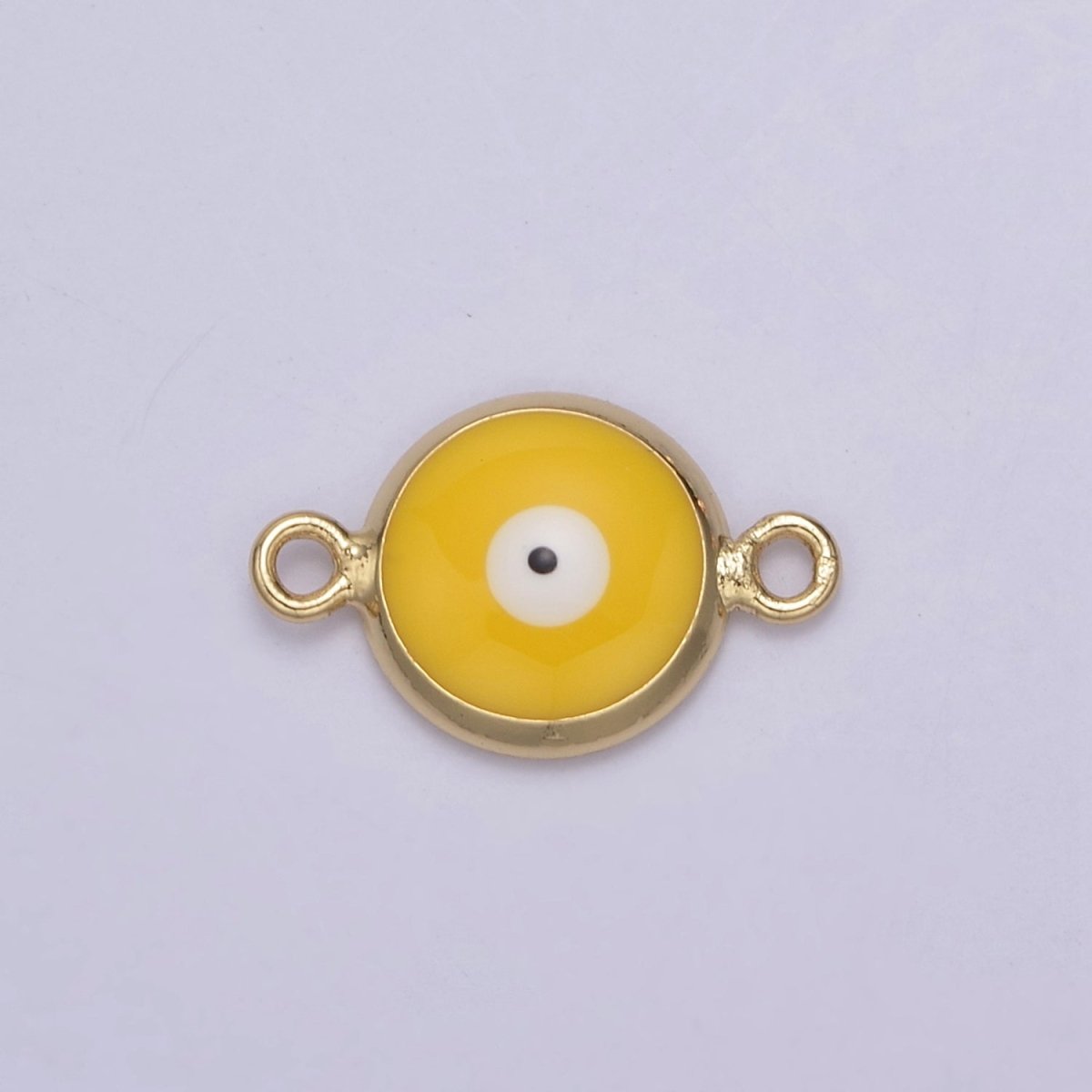Mini Evil Eye Connector, Gold Filled Evil Eye Jewelry, Lucky Eye Jewelry, Evil Eye Charms, Evil Eye Jewelry, Good Luck Charms N-121 - N-130 - DLUXCA