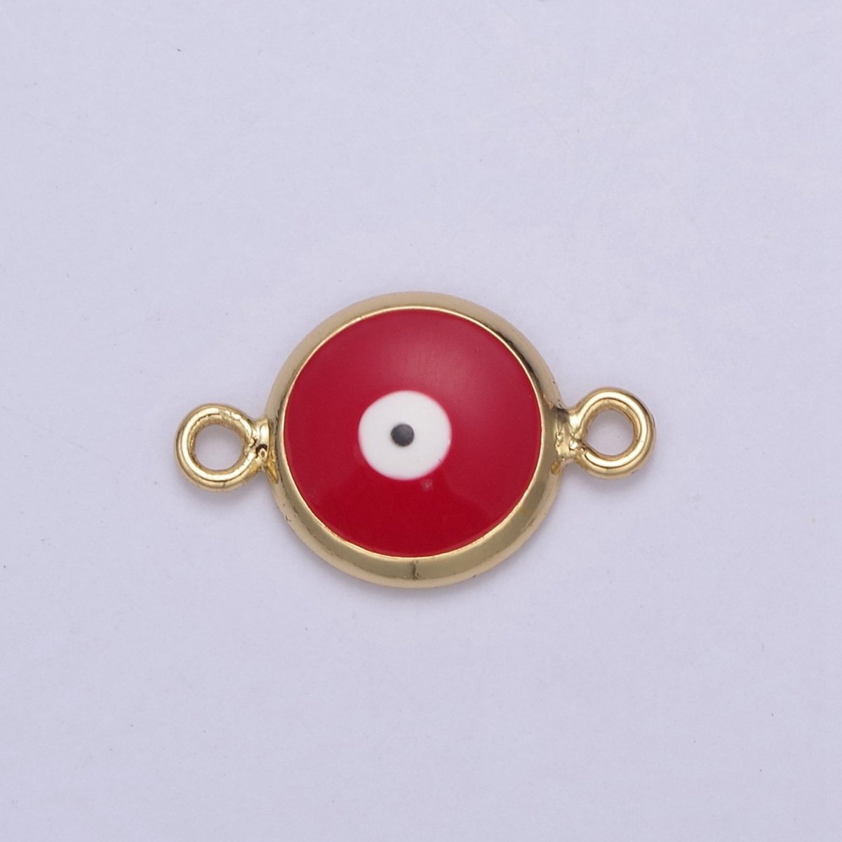 Mini Evil Eye Connector, Gold Filled Evil Eye Jewelry, Lucky Eye Jewelry, Evil Eye Charms, Evil Eye Jewelry, Good Luck Charms N-121 - N-130 - DLUXCA