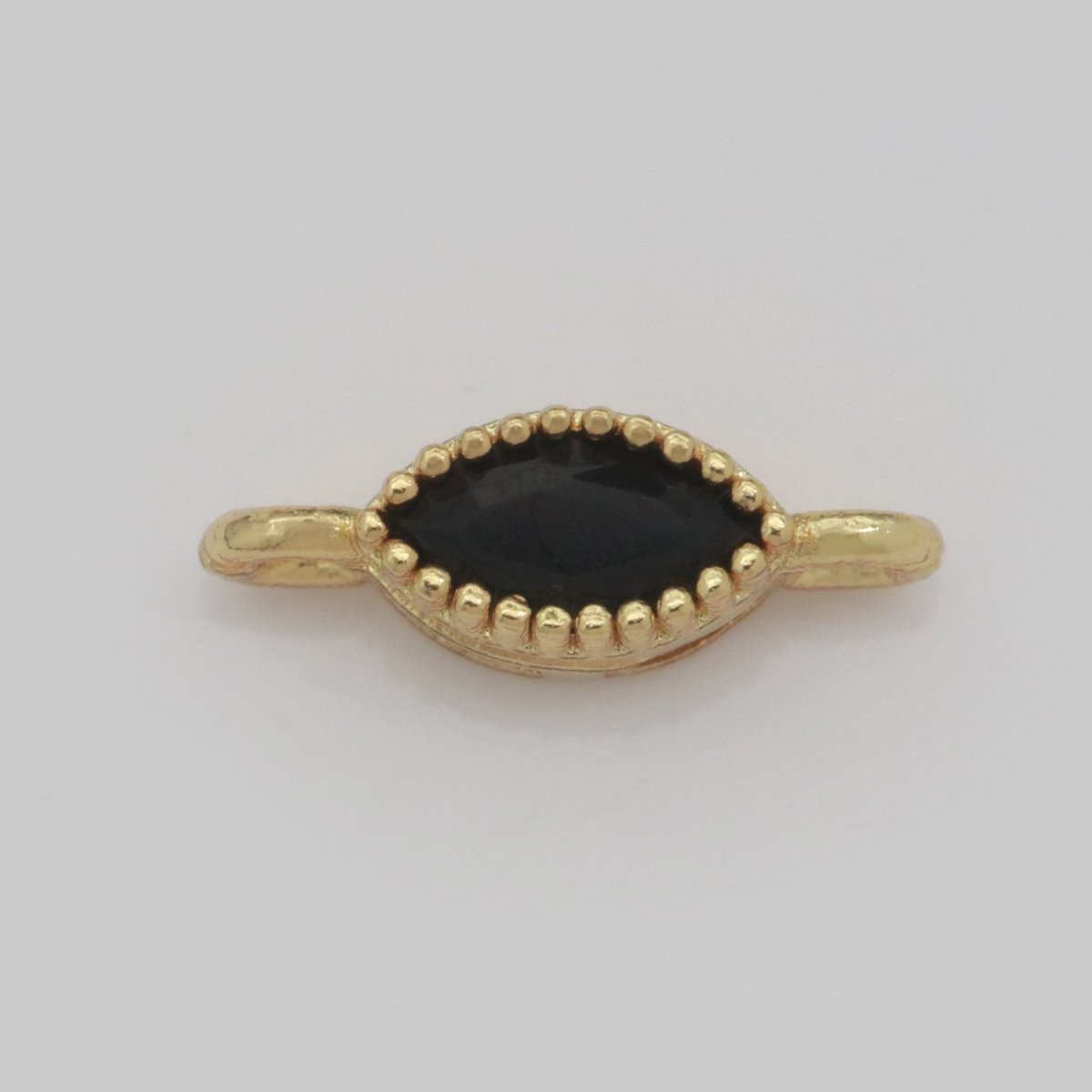 Mini Eye Charm Connector Cubic Cz Colorful Link Connector for Necklace Bracelet Earring Supply F-924~F-931 - DLUXCA