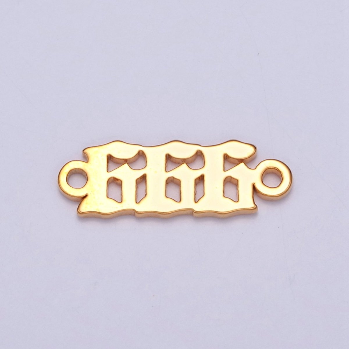 Mini Gold Filled Angel Number Charm Connector Lucky Number for Necklace Bracelet Component G-856~G-864 - DLUXCA