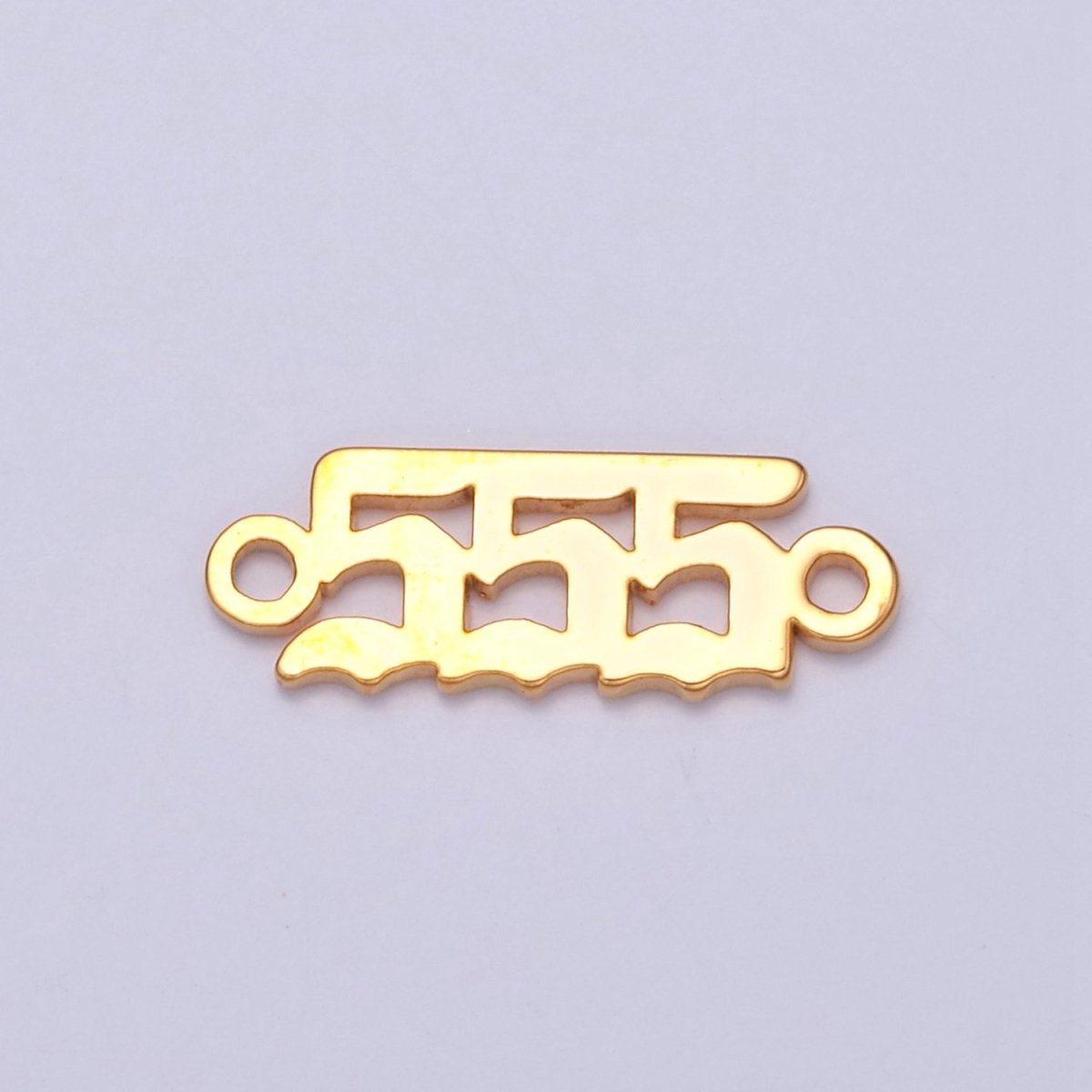 Mini Gold Filled Angel Number Charm Connector Lucky Number for Necklace Bracelet Component G-856~G-864 - DLUXCA