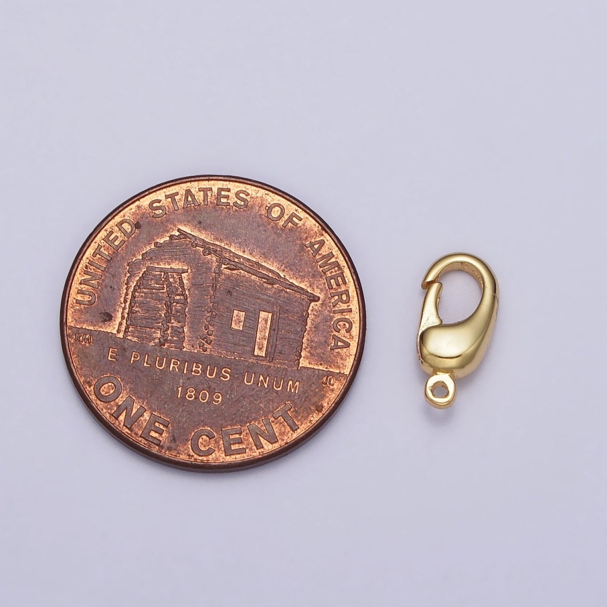 Mini Gold Push Clasp Wholesale Lobster Clasp Silver Lobster Claw for Jewelry Necklace Bracelet Anklet Making, Size 10.5 x 4.9mm Z-151 Z-152 - DLUXCA