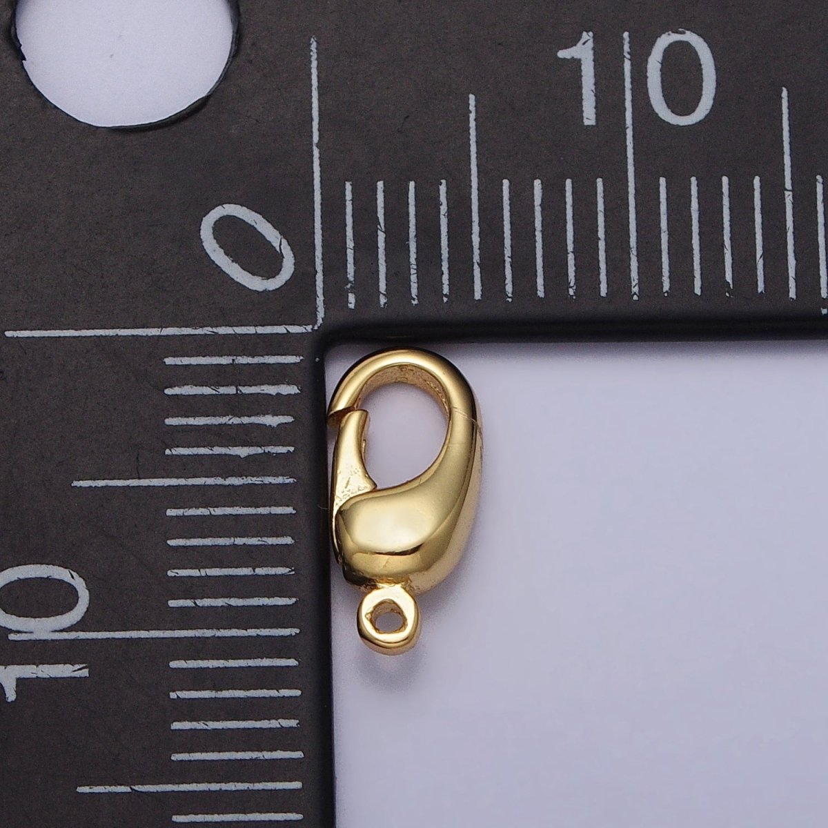 Mini Gold Push Clasp Wholesale Lobster Clasp Silver Lobster Claw for Jewelry Necklace Bracelet Anklet Making, Size 10.5 x 4.9mm Z-151 Z-152 - DLUXCA