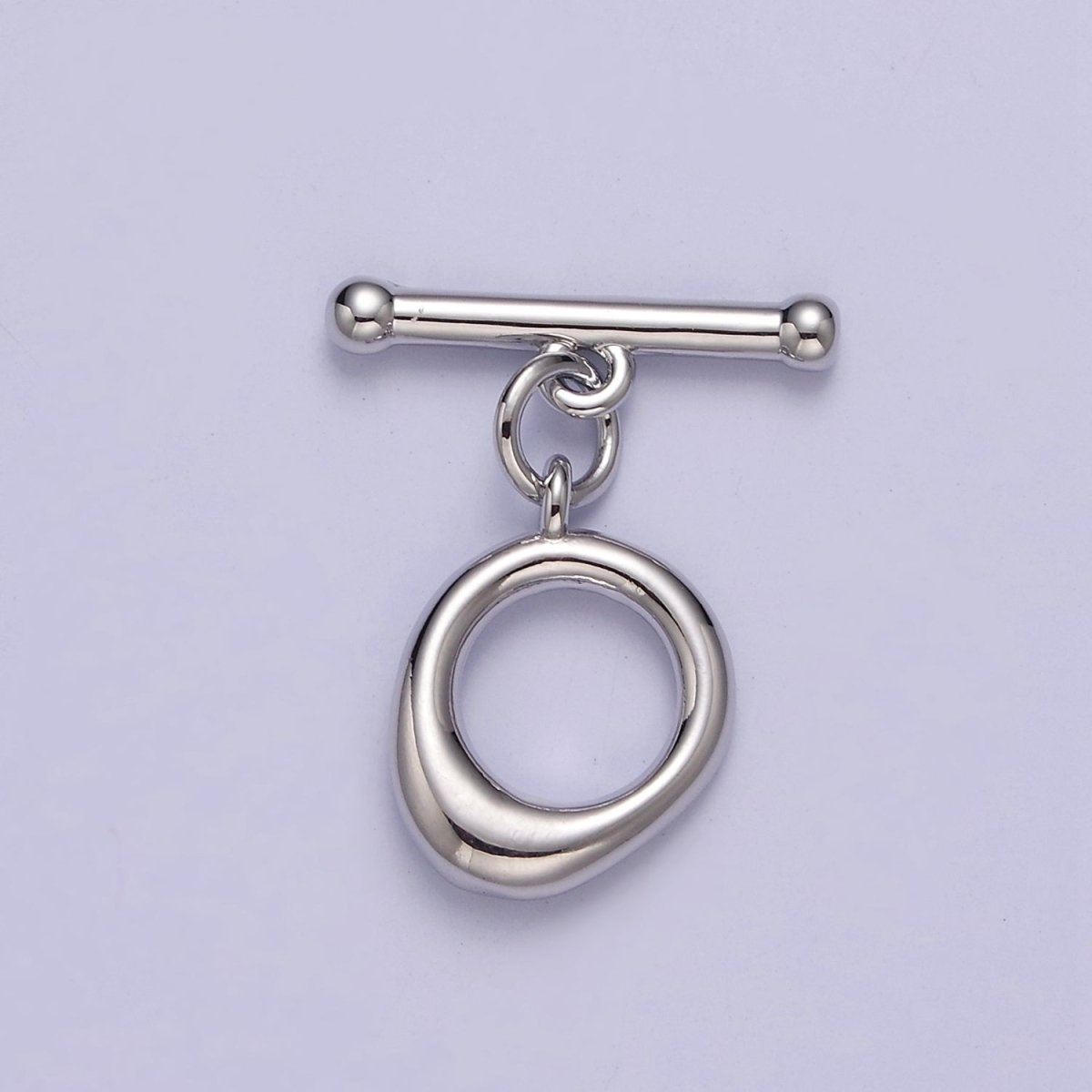 Mini Gold Round Toggle Clasp, Bracelet Necklace Jewelry Clasps, 24K Gold Filled OT Clasp L-705 L-706 L-707 - DLUXCA