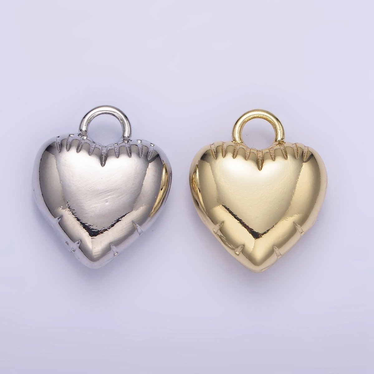 Mini Heart Balloon Charm 14K Gold Filled Love Pendant | W499 - DLUXCA