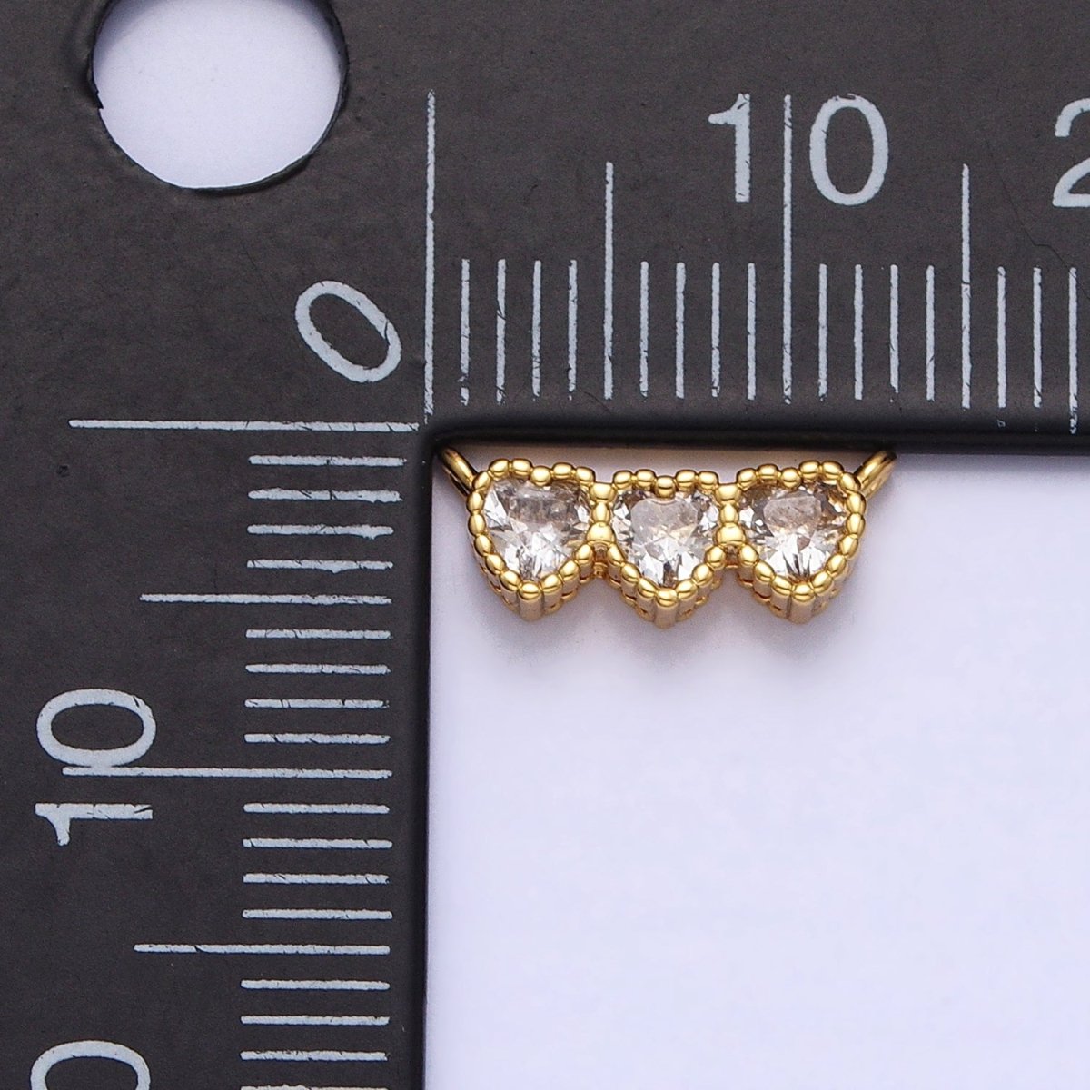 Mini Heart Link Connector Love Charm Connector for Bracelet Necklace Component AA910 AA911 - DLUXCA