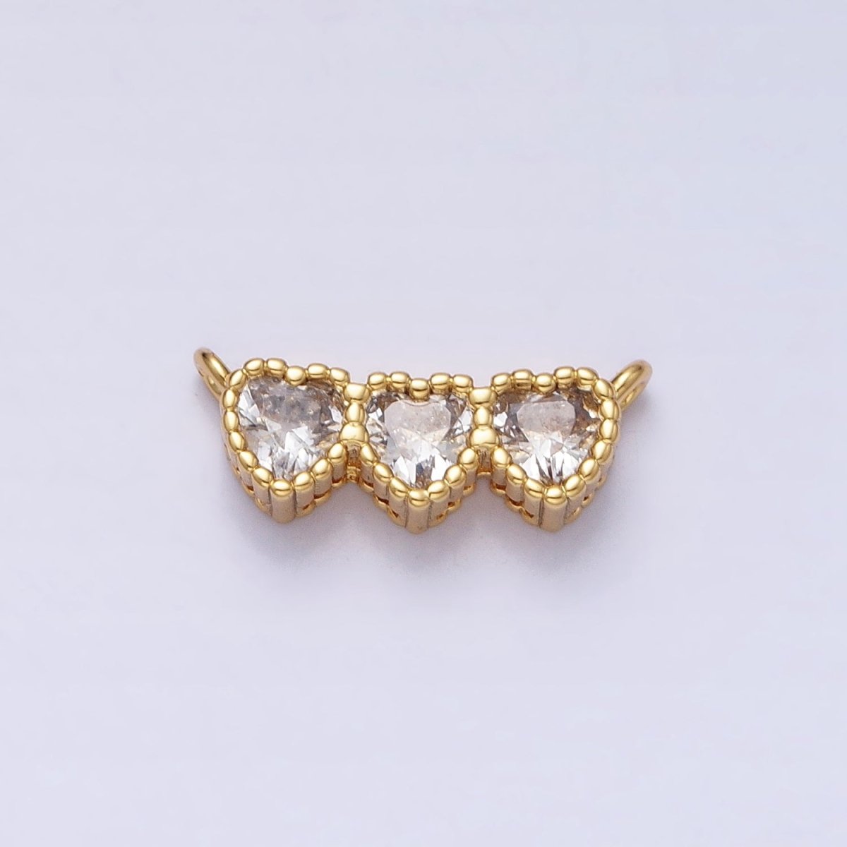 Mini Heart Link Connector Love Charm Connector for Bracelet Necklace Component AA910 AA911 - DLUXCA