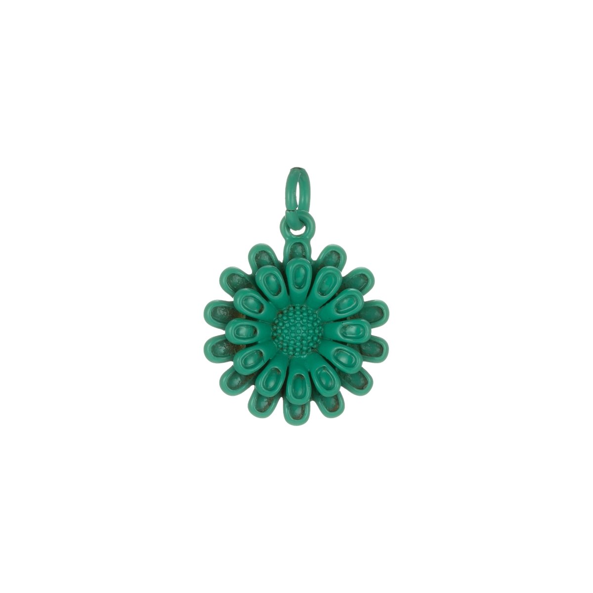 Mini Sun Flower Charm Necklace Bracelet Earring Enamel Floral Charm Summer Y2K Teenager Jewelry E-920 - E-929 - DLUXCA