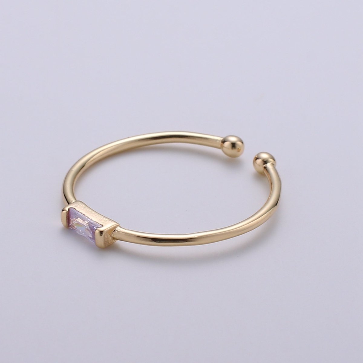 Minimalist Birthstone Ring • Cz Ring in Gold • Dainty Birthstone Ring • Stacking Ring • Valentine Gifts for Mom Wife Friend R-215 R-216 R-218 R-219 R-220 R-223 R-225 - DLUXCA