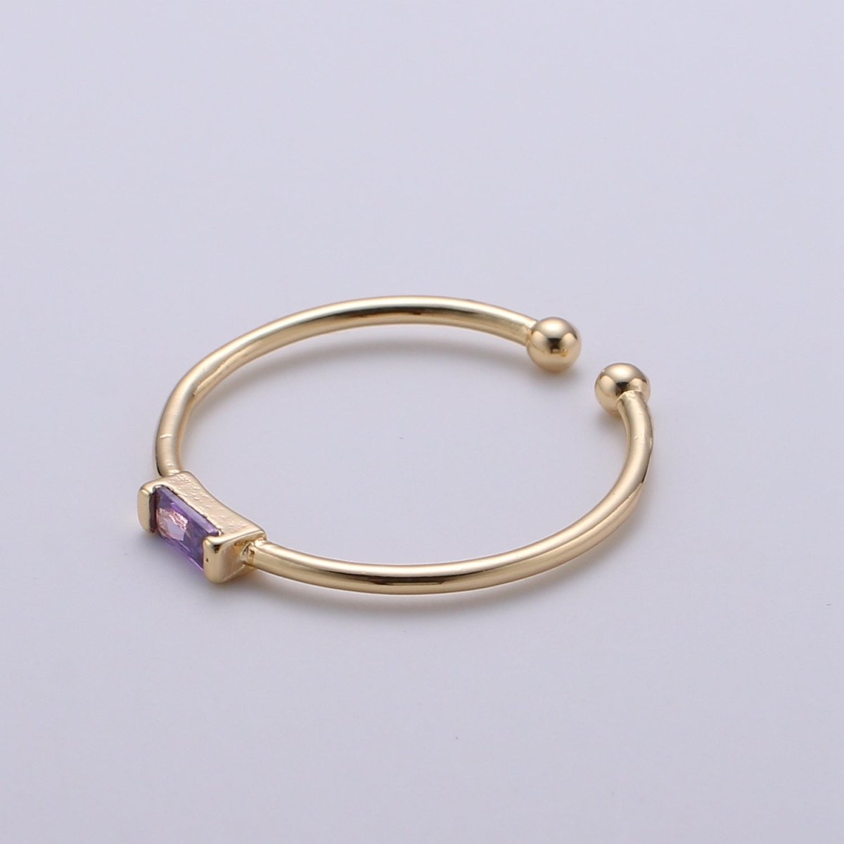 Minimalist Birthstone Ring • Cz Ring in Gold • Dainty Birthstone Ring • Stacking Ring • Valentine Gifts for Mom Wife Friend R-215 R-216 R-218 R-219 R-220 R-223 R-225 - DLUXCA