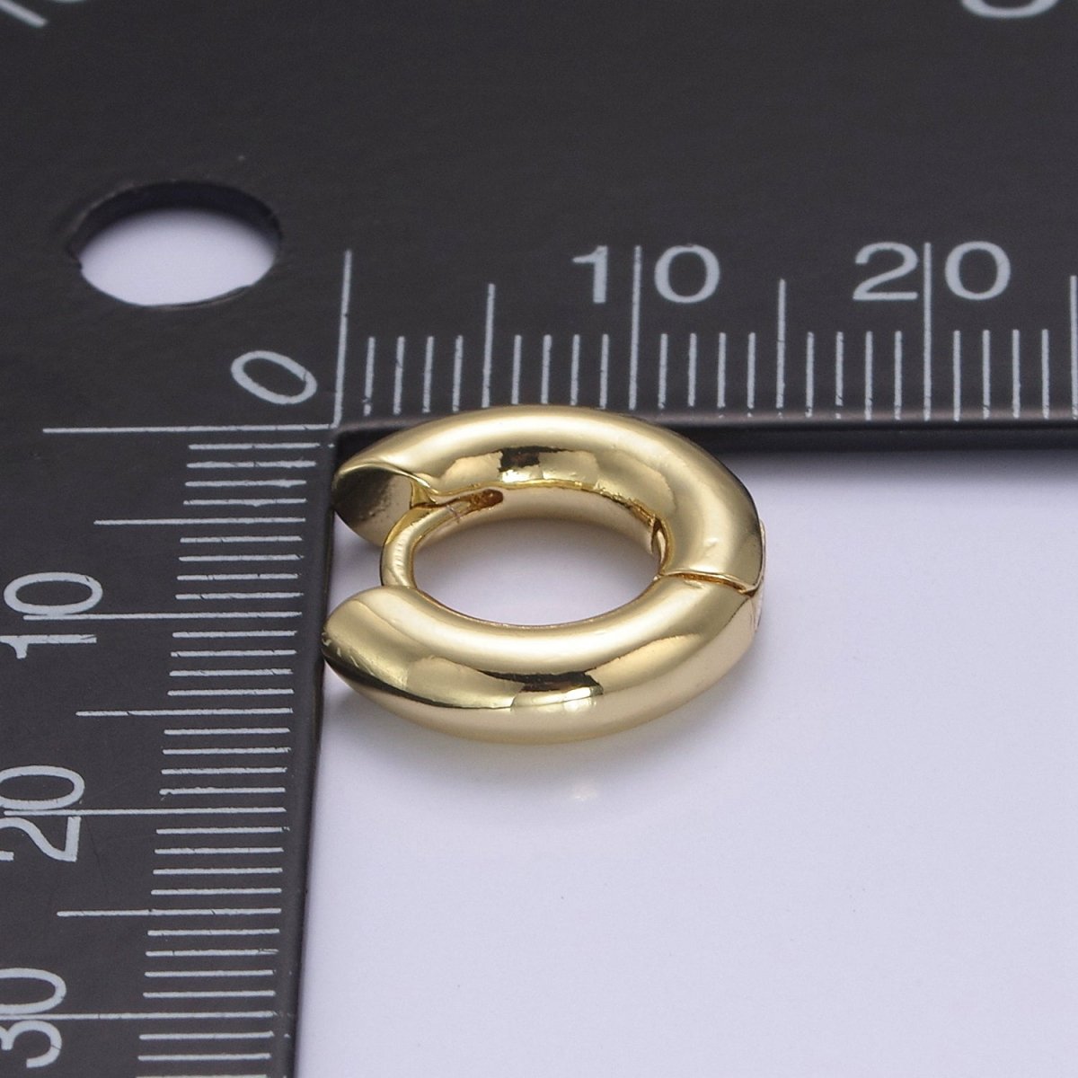 Minimalist Earring Gold Hoop Earrings • Perfect Simple Earrings For Her • Gifts for Her T-362, T-363 - DLUXCA