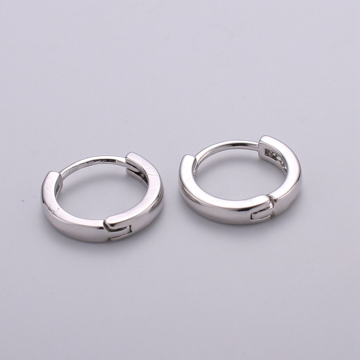 Minimalist huggie hoop earrings, tiny round huggie earrings,Minimal cartilage huggie hoop earrings 14K Gold Filled Earring Q-086 - DLUXCA