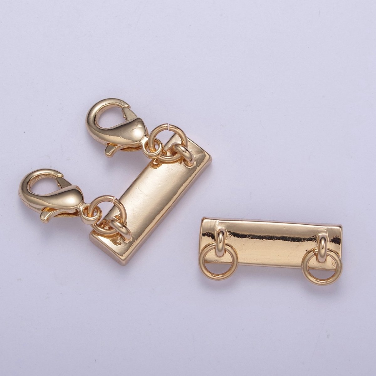 New Gold Magnetic Necklace Detangler, Multiple Strand Chain Necklace / Bracelet for Layering Stackable L-576~L-579 L-724 - DLUXCA