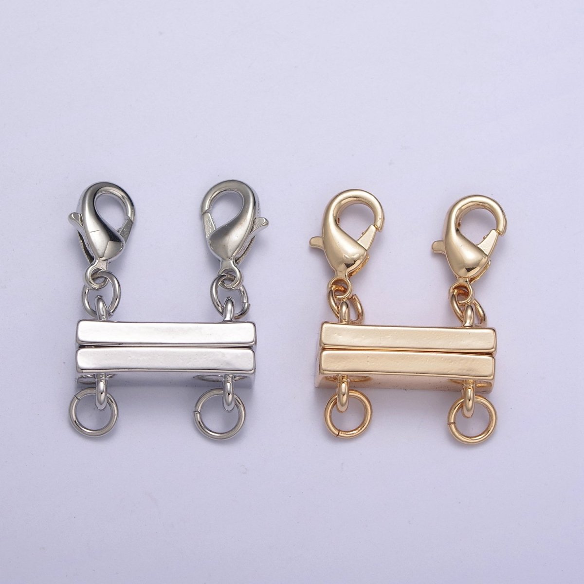 New Gold Magnetic Necklace Detangler, Multiple Strand Chain Necklace / Bracelet for Layering Stackable L-576~L-579 L-724 - DLUXCA