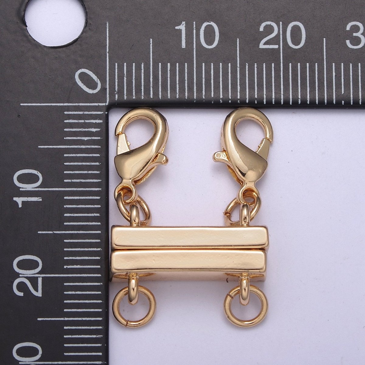 New Gold Magnetic Necklace Detangler, Multiple Strand Chain Necklace / Bracelet for Layering Stackable L-576~L-579 L-724 - DLUXCA