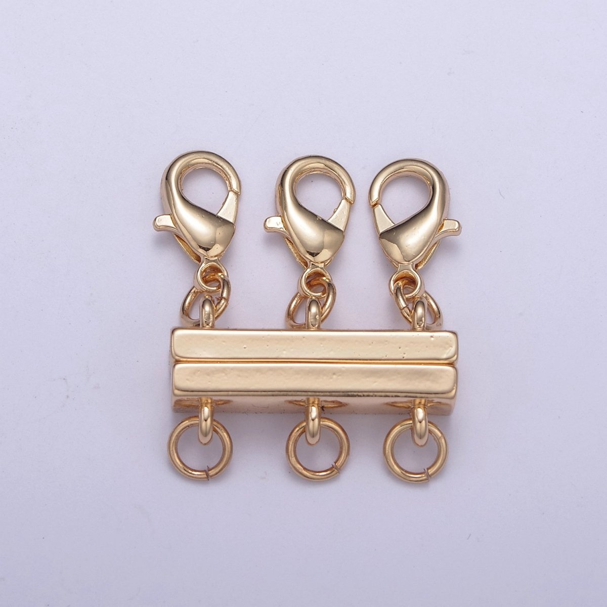 New Gold Magnetic Necklace Detangler, Multiple Strand Chain Necklace / Bracelet for Layering Stackable L-576~L-579 L-724 - DLUXCA