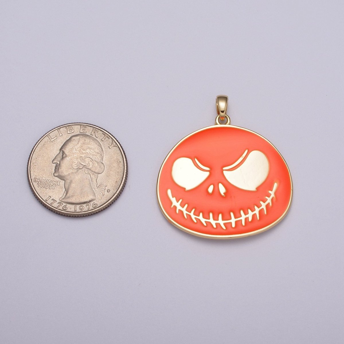 Nightmare before Christmas Jack Charm for Halloween Jewelry Inspired Pendant N-1423 N-1424 - DLUXCA