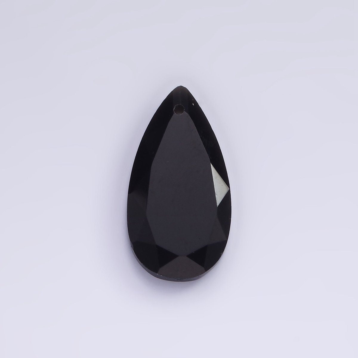 Onyx, Amethyst, Lapis Lazuli, Amazonite, Labradorite Multifaceted Teardrop Gemstone Charm | AG693 - AG695 - DLUXCA