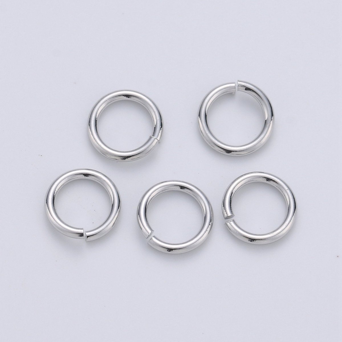 Open Jump Ring Real Gold Plated Jump Ring 4mm, 7mm with 20 gauge / 0.8mm thickness for Jewelry Supply Component 10gram SP-1580 SP-1581 SP-1592 SP-1593 - DLUXCA