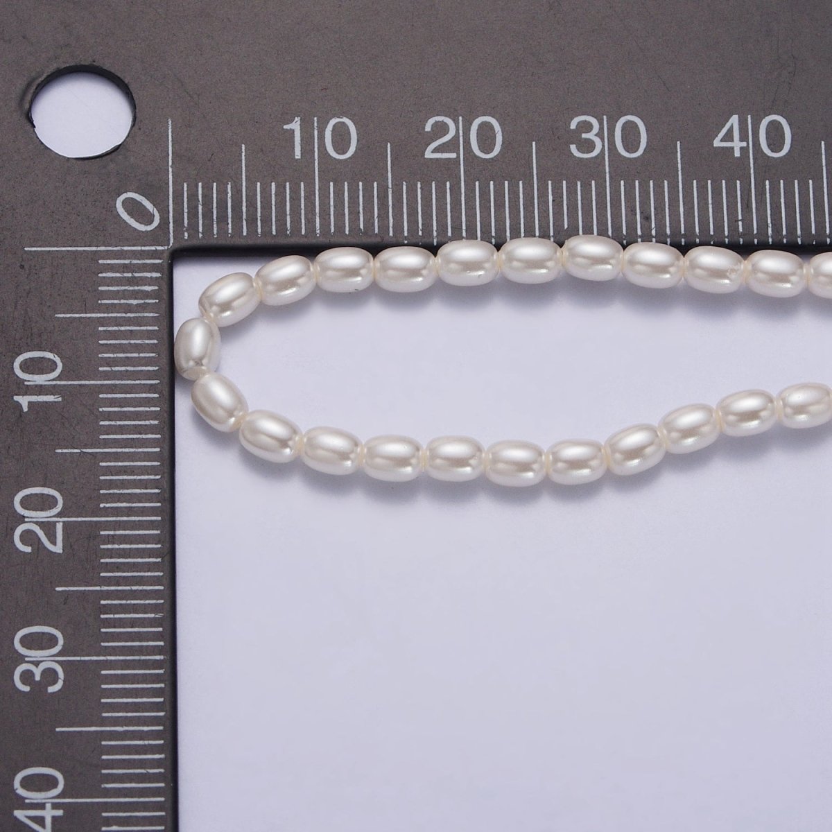 OS 24K Gold Filled Pearl Necklace Freshwater Pearl Necklace Handmade 3mm Classic Minimalist Necklace | WA-1560 Clearance Pricing - DLUXCA