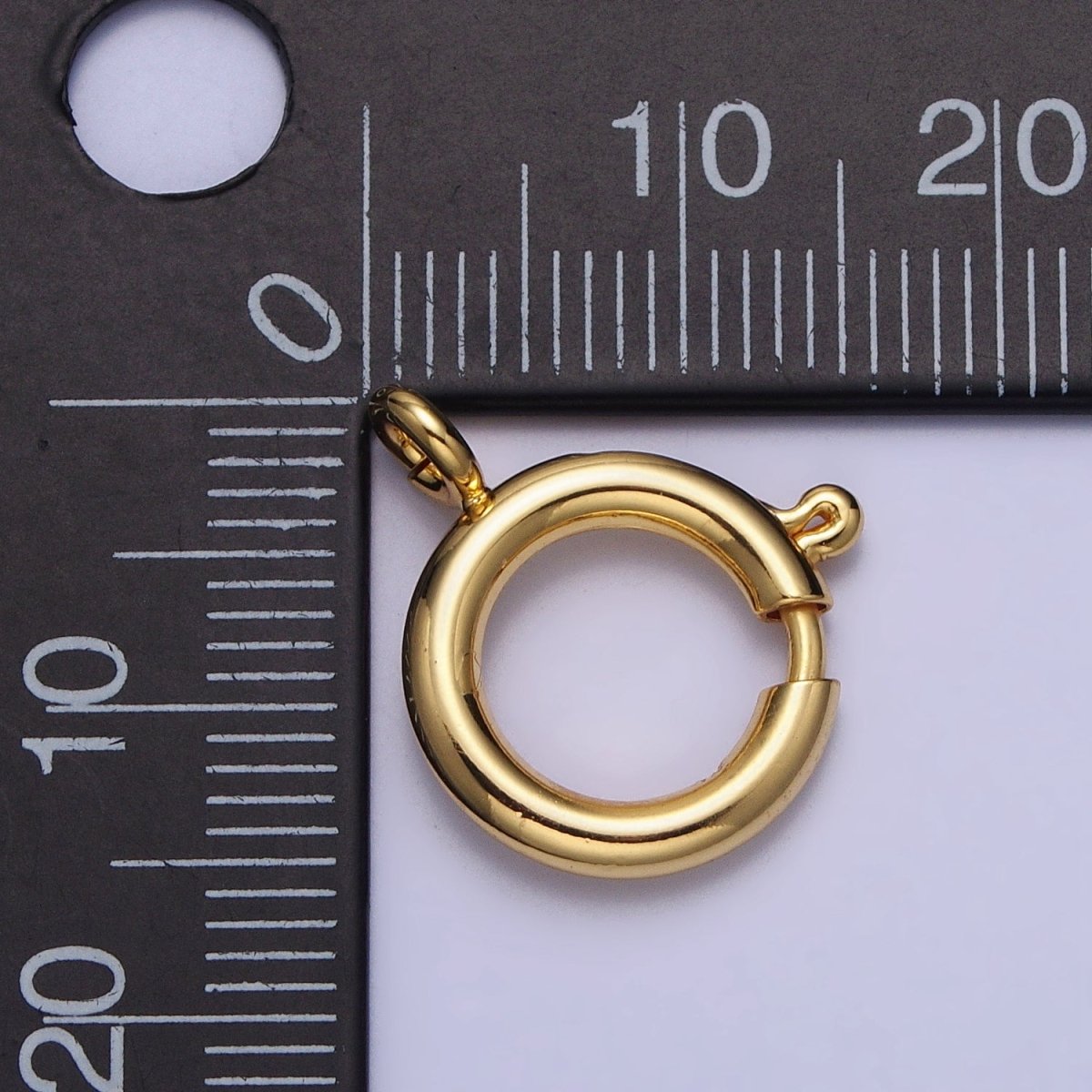 OS Gold Plated Spring Clasp for Necklace Component Z-059 - DLUXCA