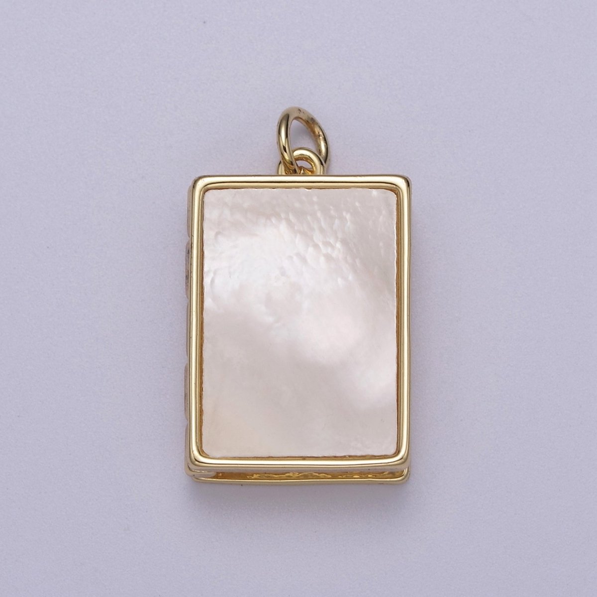 OS Pearl Locket Charm Necklace 14k Gold Filled Locket for Photo Necklace • Pearl Jewelry Heirloom personalized gift Supply C-112 - DLUXCA