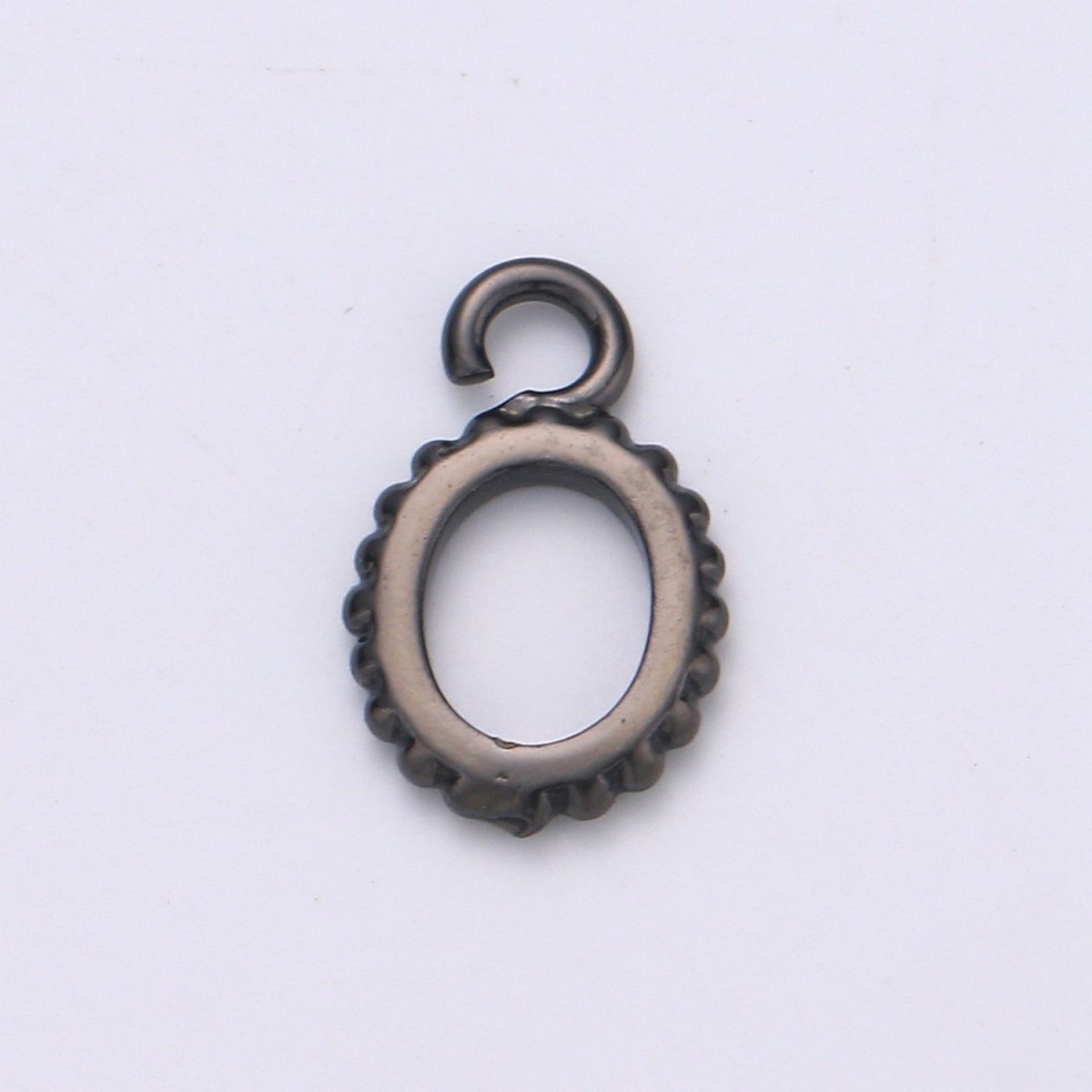 Oval Gold Bail, Silver bail, Lead Nickel free, Pendant bail Rose Gold bail for charm Necklace making supplies, Jewelry supplies K-811 - K-814 - DLUXCA